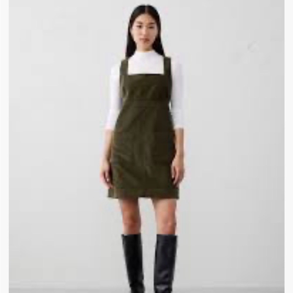 Banana Republic Forest Green Corduroy Dress